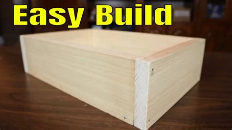 how do i make a box metal frame|making a simple wooden box.